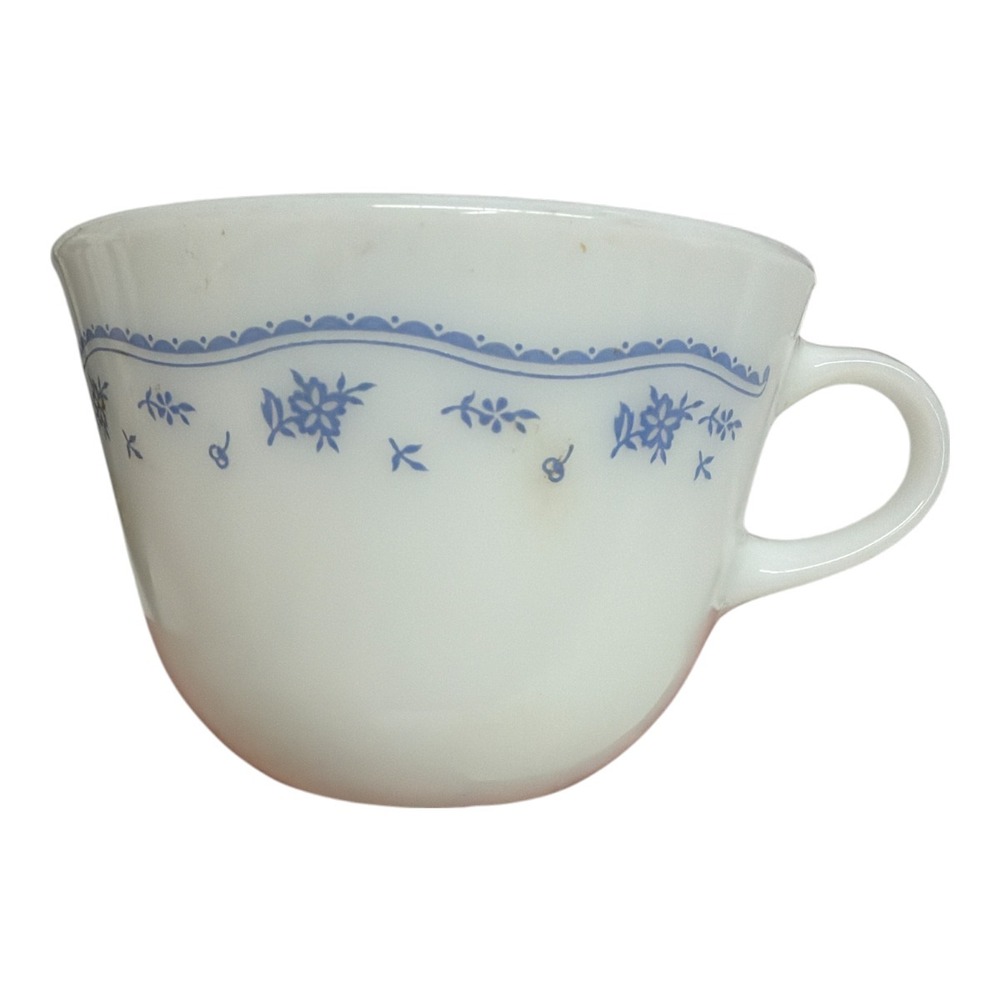 Pyrex Corning USA Morning Blue Coffee Mug Tea Cup EUC